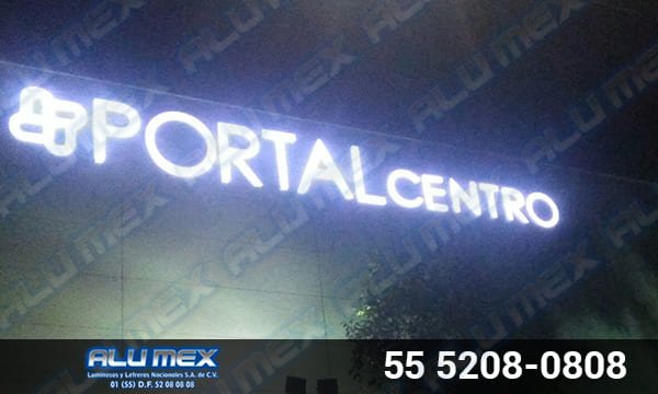 Letrero Corporativo Portal Centro