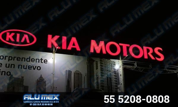 Letrero Automotriz KIA Motors