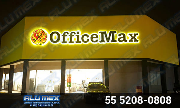 Letrero Luminoso Office Max