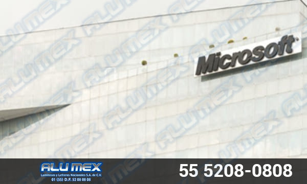 Letrero Corporativo Microsoft