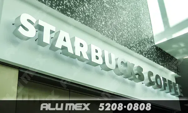 Anucio Luminoso Starbucks