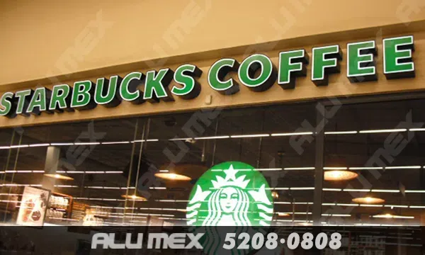 Anucio Luminoso Starbucks